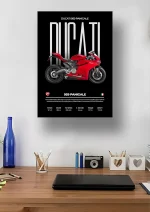 متال پوستر موتور طرح Ducati 959 Panigale کد L2087 - Image 2