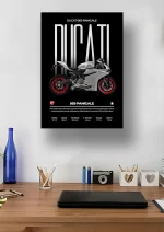 متال پوستر موتور طرح Ducati 959 Panigale کد L2090 - Image 2