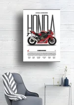 متال پوستر موتور طرح Honda CBR1000RR کد L2092 - Image 2