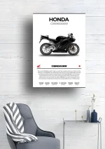 متال پوستر موتور طرح Honda CBR1000RR کد L2094 - Image 2