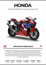 متال پوستر موتور طرح Honda CBR1000RR-R Fireblade SP کد L2095