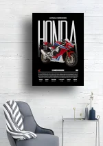 متال پوستر موتور طرح Honda CBR1000RR کد L2096 - Image 2