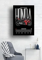 متال پوستر موتور طرح Honda CBR1000RR کد L2097 - Image 2