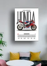متال پوستر موتور طرح Honda CBR1000RR کد L2101 - Image 2