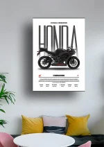 متال پوستر موتور طرح Honda CBR1000RR کد L2105 - Image 2