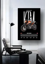 متال پوستر موتور طرح KTM 250 Duke کد L2117 - Image 2