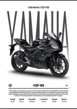 متال پوستر موتور طرح YAMAHA YZF-R3 کد L2118