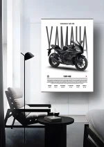 متال پوستر موتور طرح YAMAHA YZF-R3 کد L2118 - Image 2