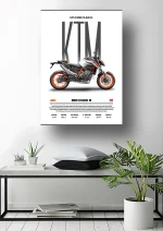 متال پوستر موتور طرح KTM 890 Duke R کد L2121 - Image 2