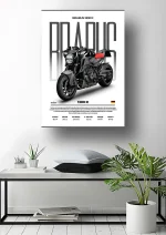 متال پوستر موتور طرح Brabus 1300R کد L2124 - Image 2