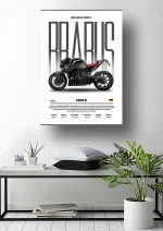 متال پوستر موتور طرح Brabus 1300R کد L2127 - Image 2