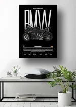 متال پوستر موتور طرح BMW S1000RR کد L2129 - Image 2