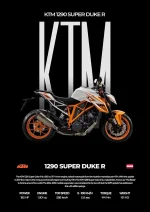 متال پوستر موتور طرح KTM 1290 Super Duke R کد L2148