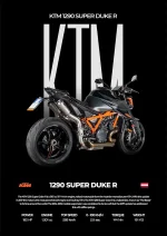 متال پوستر موتور طرح KTM 1290 Super Duke R کد L2149