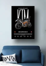 متال پوستر موتور طرح KTM 1290 Super Duke R کد L2149 - Image 2
