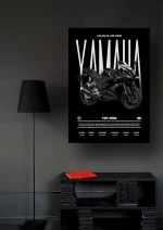 متال پوستر موتور طرح YAMAHA YZF-R125 کد L2156 - Image 2
