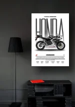متال پوستر موتور طرح Honda CBR600RR کد L2159 - Image 2