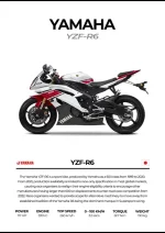 متال پوستر موتور طرح YAMAHA YZF-R6 کد L2160