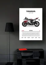 متال پوستر موتور طرح YAMAHA YZF-R6 کد L2160 - Image 2