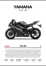 متال پوستر موتور طرح YAMAHA YZF-R6 کد L2162
