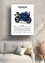 متال پوستر موتور طرح YAMAHA YZF-R6 کد L2164 - Image 2