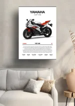 متال پوستر موتور طرح YAMAHA YZF-R6 کد L2166 - Image 2