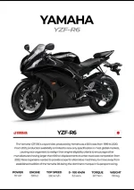 متال پوستر موتور طرح YAMAHA YZF-R6 کد L2167