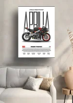 متال پوستر موتور طرح Aprilia RS660 TROFEO کد L2174 - Image 2