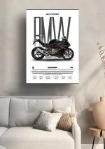 متال پوستر موتور طرح BMW S1000RR کد L2178 - Image 2