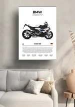 متال پوستر موتور طرح BMW M1000RR کد L2179 - Image 2