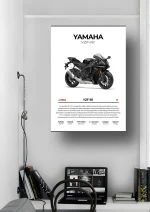 متال پوستر موتور طرح YAMAHA YZF-R1 کد L2181 - Image 2