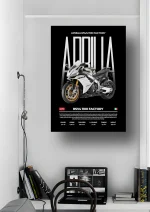 متال پوستر موتور طرح Aprilia RSV4 1100 FACTORY کد L2184 - Image 2