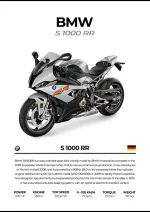 متال پوستر موتور طرح BMW S1000RR کد L2192