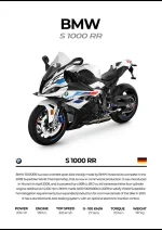 متال پوستر موتور طرح BMW S1000RR کد L2197