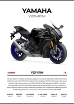 متال پوستر موتور طرح YAMAHA YZF-R1M کد L2200