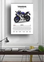 متال پوستر موتور طرح YAMAHA YZF-R1 کد L2206 - Image 2