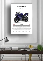 متال پوستر موتور طرح YAMAHA YZF-R1 کد L2208 - Image 2