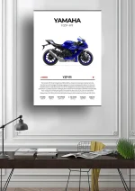 متال پوستر موتور طرح YAMAHA YZF-R1 کد L2209 - Image 2