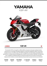 متال پوستر موتور طرح YAMAHA YZF-R1 کد L2212
