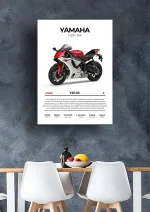 متال پوستر موتور طرح YAMAHA YZF-R1 کد L2212 - Image 2