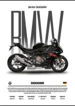 متال پوستر موتور طرح BMW S1000RR کد L2218
