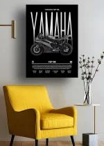 متال پوستر موتور طرح YAMAHA YZF-R6 کد L2230 - Image 2