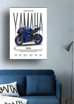 متال پوستر موتور طرح YAMAHA YZF-R1 کد L2239 - Image 2
