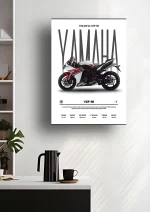 متال پوستر موتور طرح YAMAHA YZF-R1 کد L2241 - Image 2