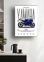 متال پوستر موتور طرح YAMAHA YZF-R1 کد L2243 - Image 2