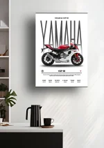متال پوستر موتور طرح YAMAHA YZF-R1 کد L2244 - Image 2