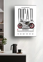 متال پوستر موتور طرح Ducati 959 Panigale کد L2248 - Image 2