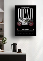 متال پوستر موتور طرح Ducati 959 Panigale کد L2250 - Image 2