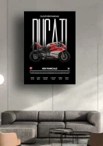 متال پوستر موتور طرح Ducati 959 Panigale کد L2251 - Image 2