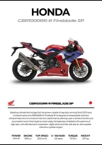 متال پوستر موتور طرح Honda CBR1000RR-R Fireblade SP کد L2254